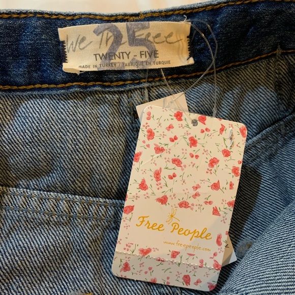 Free People Jesse Carpenter Midland Shorts Sz 25 - Picture 8 of 8